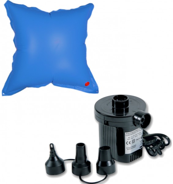 Poolkissen 1,15 x 1,13m + elektrische Luftpumpe