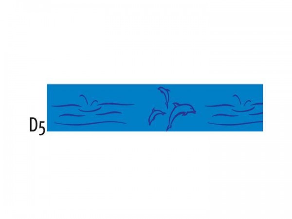 Poolaufkleber Bordüre D5