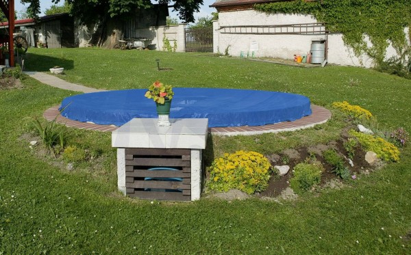 Poolplane blau für Pool bis Ø 4,60 m