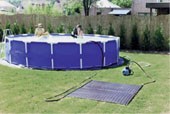 Solaranlage für Aufstellbecken bis 20 m³