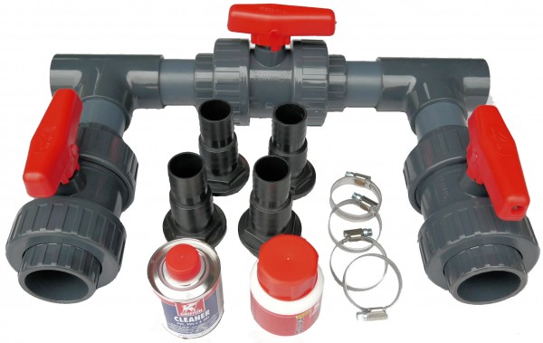 Bypass Set für Wärmepumpen d 50 mm