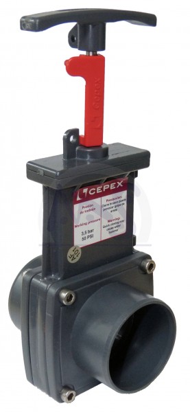 PVC Absperrschieber