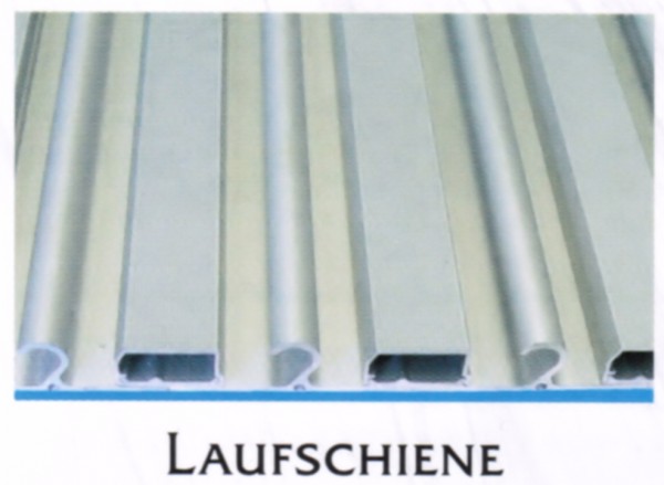 1 m Schienenverlängerung für Schiebehalle Marlos 3,80 x 8,54