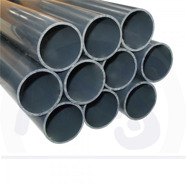 2 m PVC Druck Rohr d 50 mm
