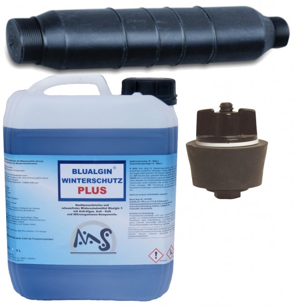 Set Wintermittel 5 L Spreizstopfen und Stopfen 42-49 mm
