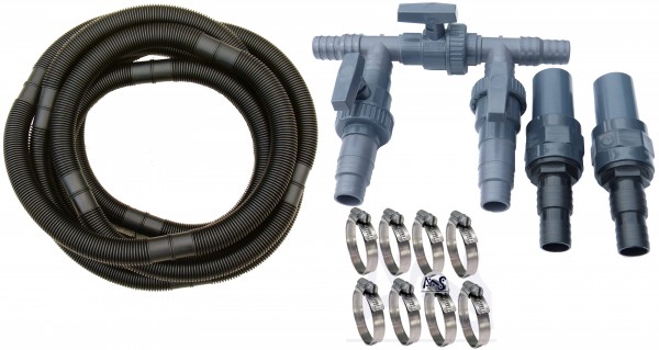 Bypass-Set für Wärmepumpen 38mm mit 6m Schlauch