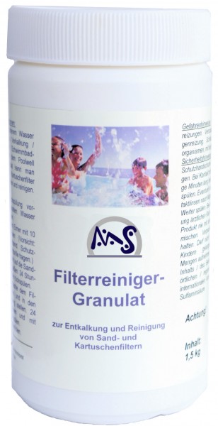 Sandfilter Reinigungsmittel 1,5kg