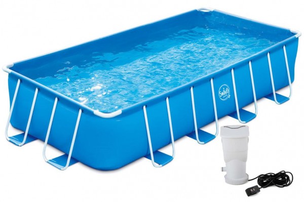 Frame Metal Pool Set 4.88 x 2.44 x 1.07 m mit Filter