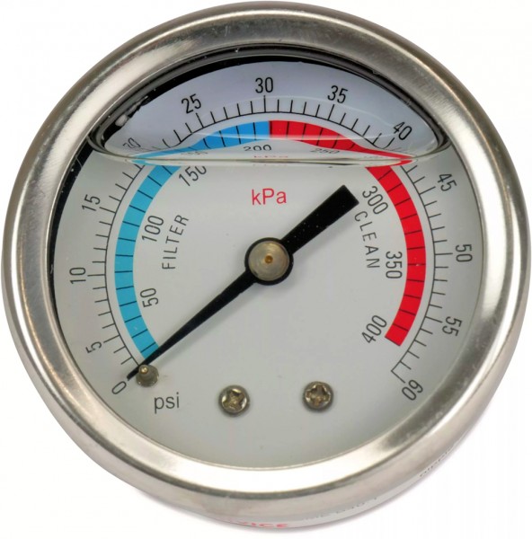 Manometer in Öl gelagert für MFS