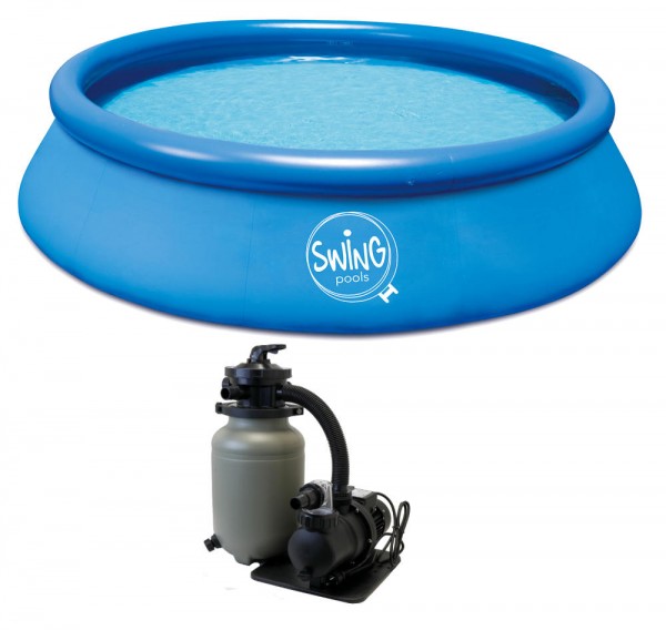Swing Quick Up Pool 5,49 x 1,20 m mit Premium 250 O mit Vorfilter