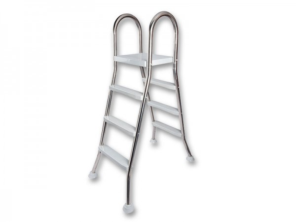 Hochbeckenleiter V2A /4 Stufen bis 140 cm