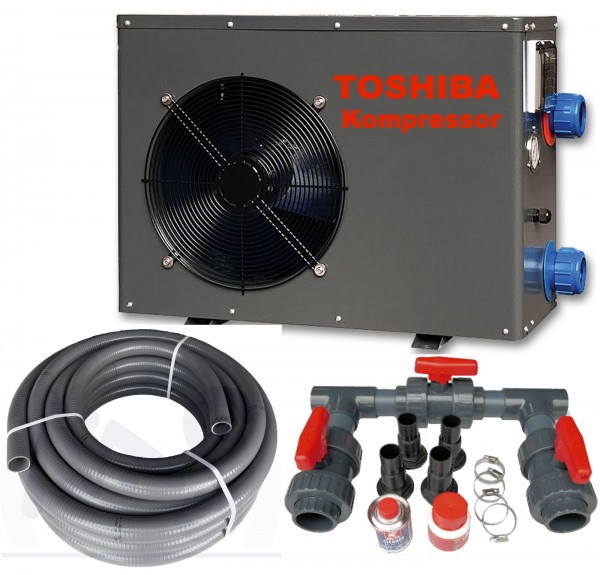 Wärmepumpen-Set BP-85HS-A 8,5kw mit Verrohrungs-Set