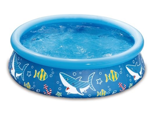 Kinderpool Quick Up Pool 1,52 x 0,38 m blau mit Hai