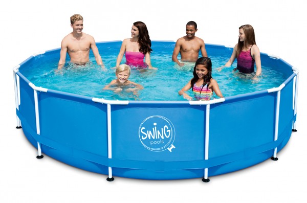 Swing Frame Metal Pool 457 X 122 cm